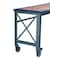 Duramax 52 In. x 24 In. Rolling Industrial Worktable Desk with solid wood top 68022 - alternate 3